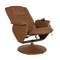 Flash Furniture Cason Massaging Adjust Recliner w/Deep Side Pockets and Ottoman w/Wrapped Base, Brown LeatherSoft BT-753P-MASSAGE-CGN-GG - alternate 5